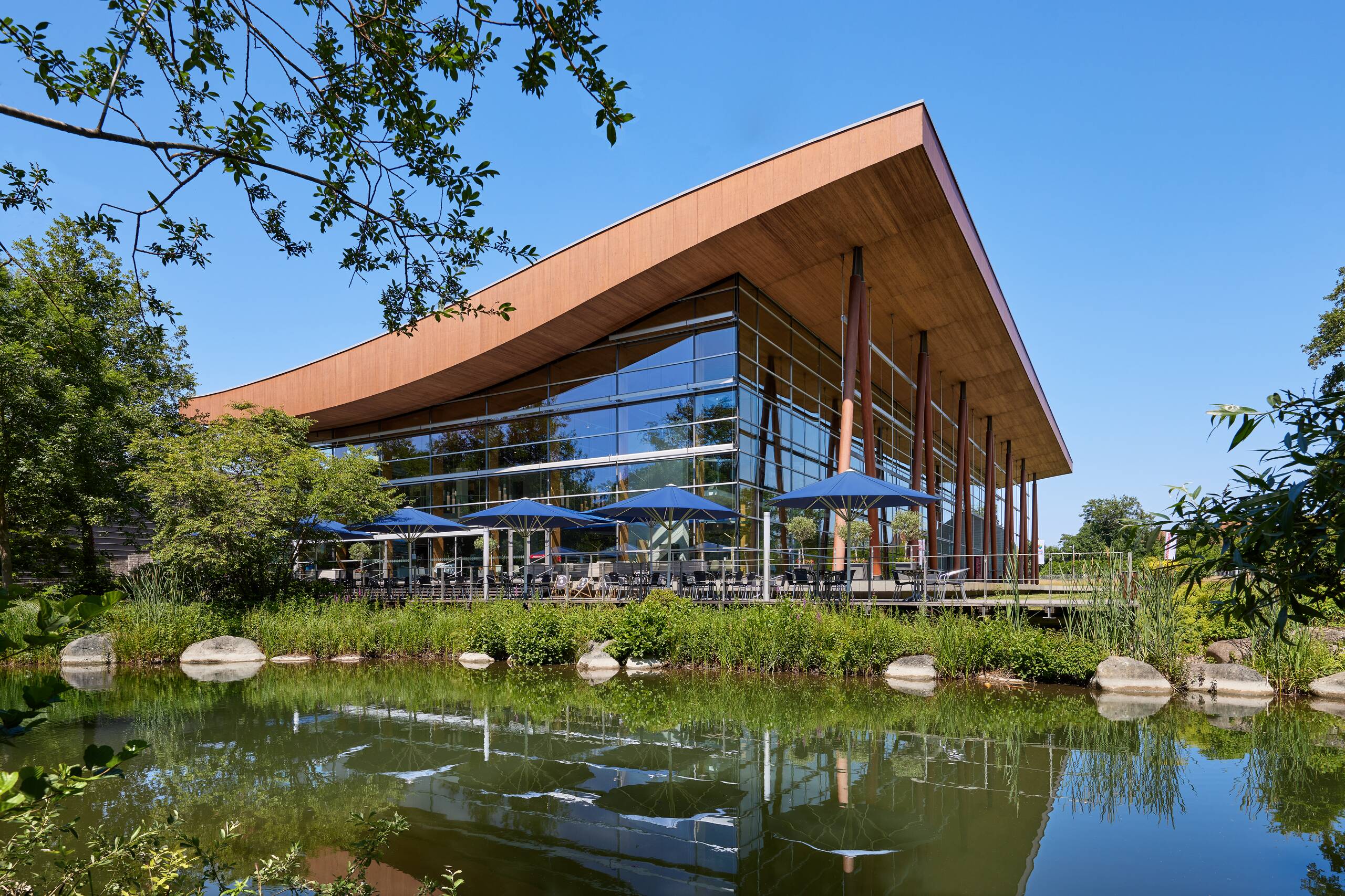 Halle der Kreation von WeberHaus in Rheinau-Linx
